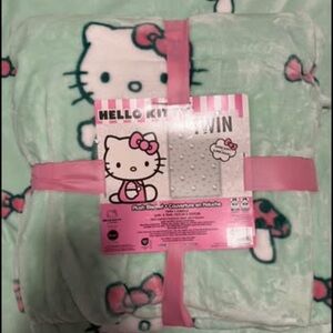 🍄🎀 Hello Kitty Mushroom Blanket